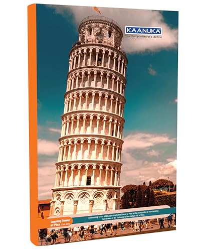 Image of KAANUKA Long Size Notebook - 172 Pages, Unruled, Plain, Long Size - 27.2cm X 16.7cm, Pack Of 6 Notebooks, Long Size Unruled Notebooks for School and College Students