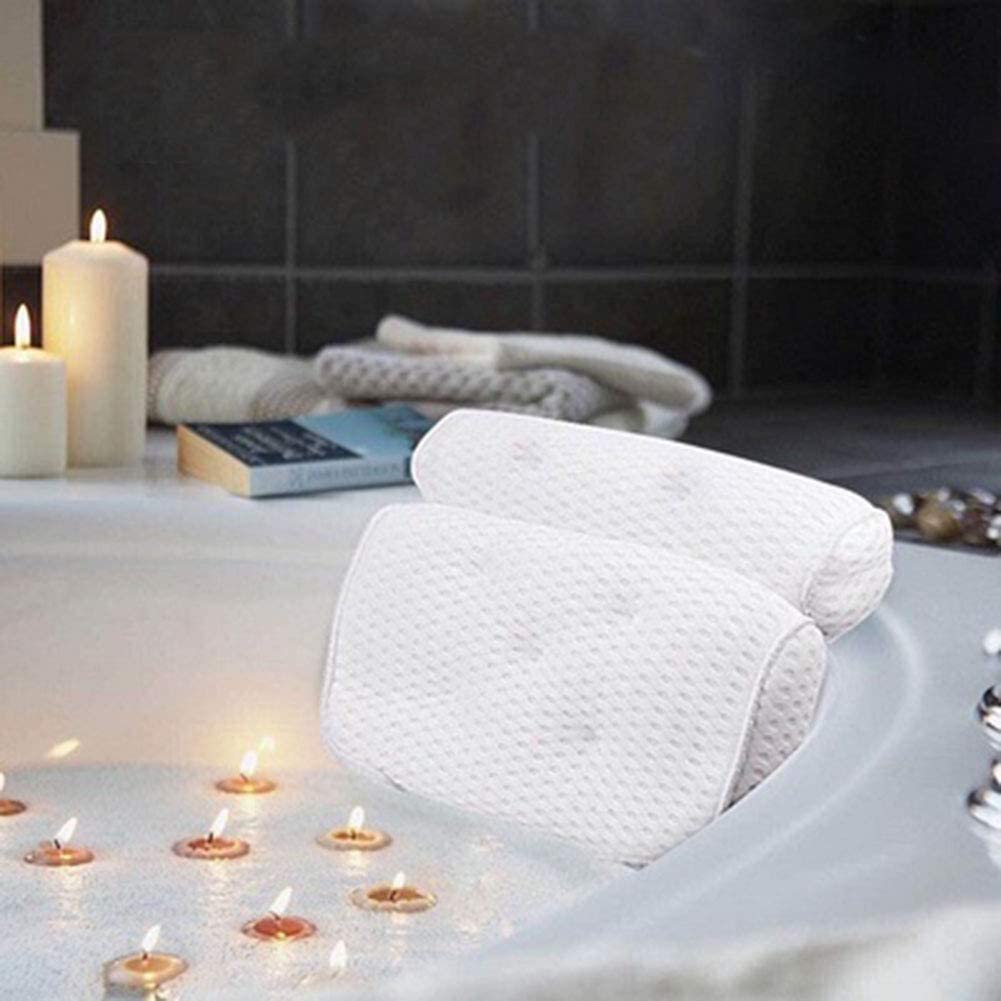 Almohada de Baño, Almohada de Tina, Almohada De Baño, Almohada De Baño Impermeable for El Hogar, Almohada De Bañera con Soporte Total, Almohada De Baño Impermeable for El Cuello Y La Espalda Almohada