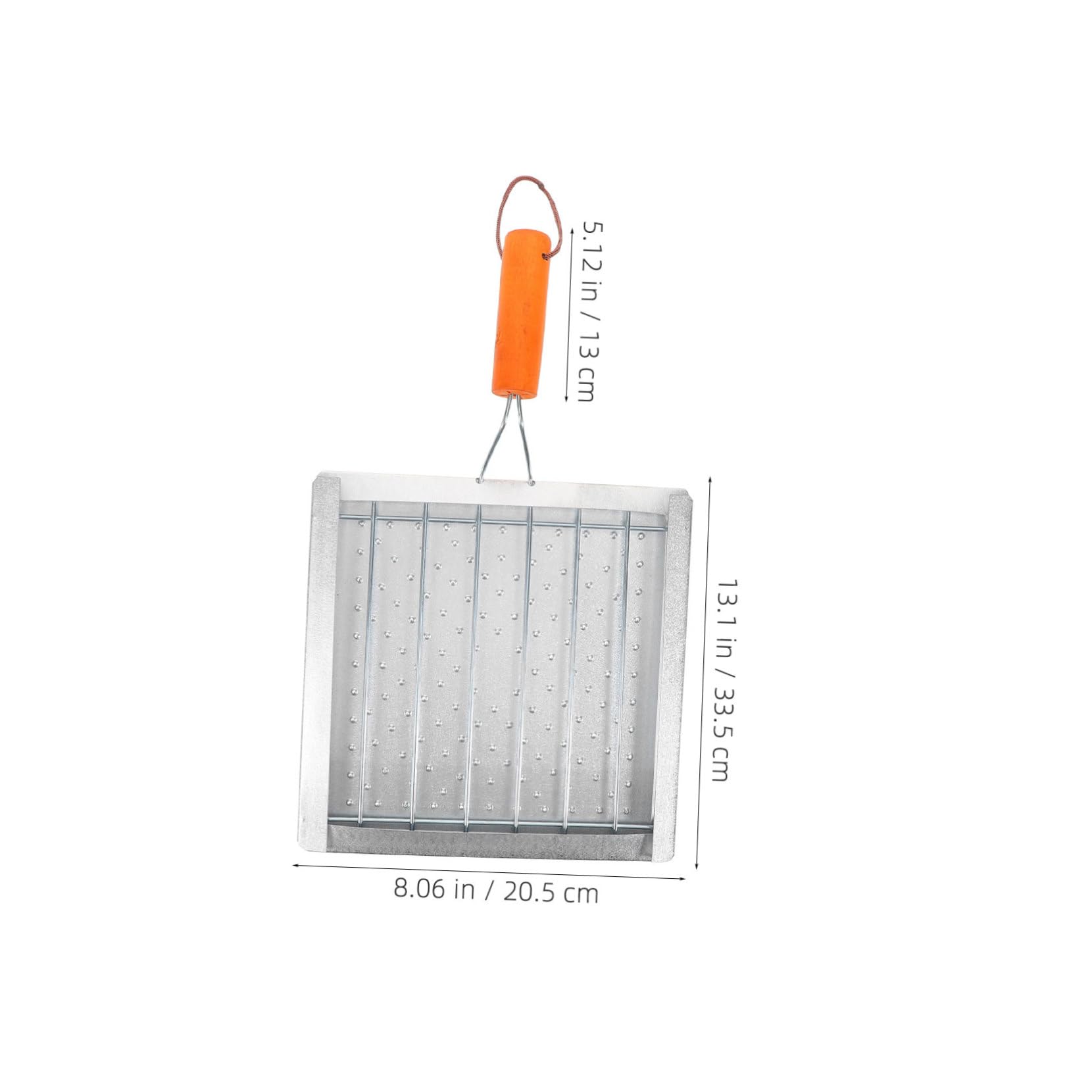 POPETPOP -one Camping Cookware Grill Rack Bread Toaster Set Portable BBQ Tools with Wooden Handle Easy to Use Clean