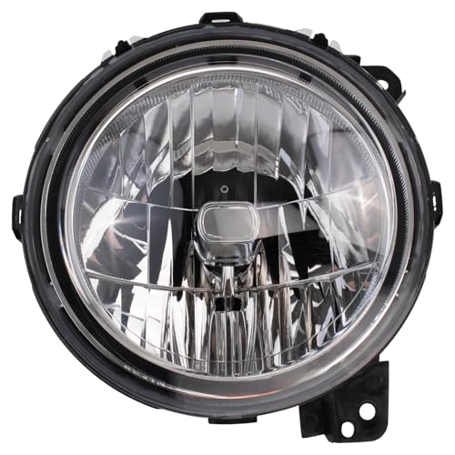 Image of TRQ Right Headlight Assembly Passenger Side Compatible with 2020-2023 Jeep Gladiator 2018-2023 Wrangler CH2503314