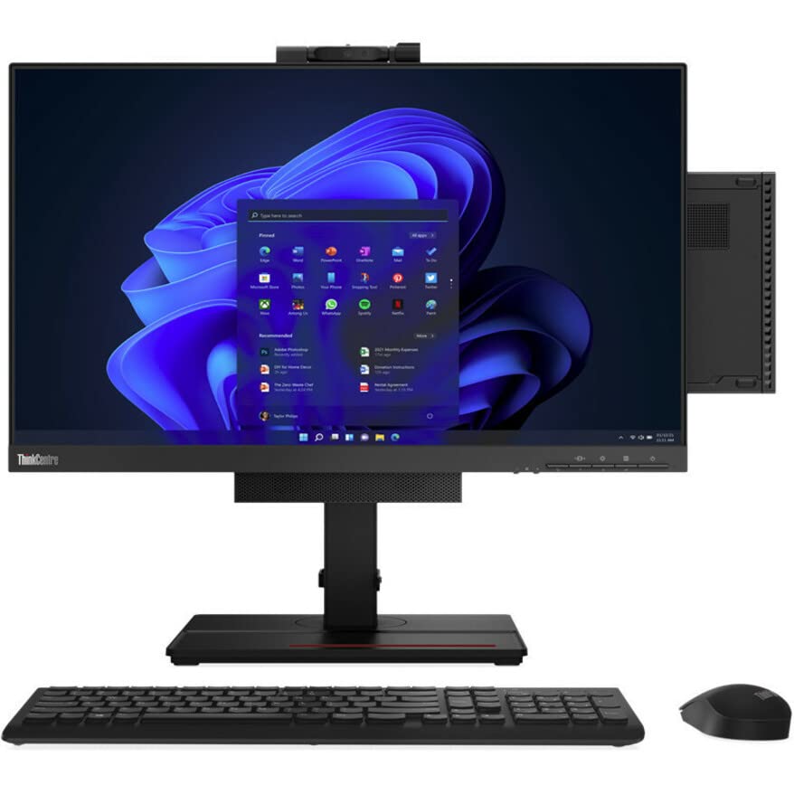 Image of Lenovo ThinkCentre M80q Gen 3 11U1004XUS Desktop Computer - Intel Core i5 12th Gen i5-12500T Hexa-core (6 Core) 2 GHz - 16 GB RAM DDR5 SDRAM - 256 GB M.2 PCI Express NVMe 4.0 x4 SSD - Tiny - Black