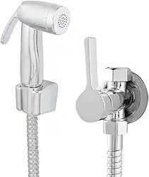 Ducha Higienica Chuveirinho Completa 2 Saidas de ½ Para Banheiro ¼ De Volta Com Derivação