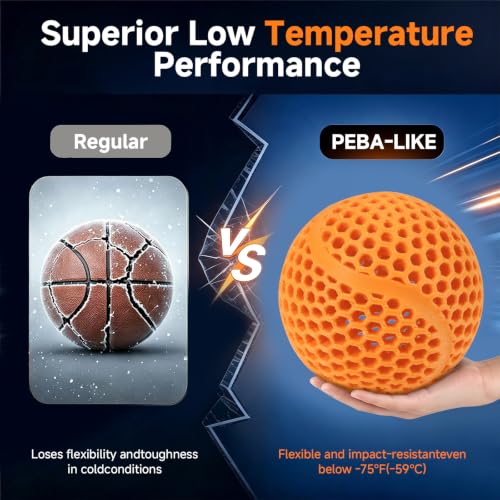 Image of YOUSU PEBA-Like 95A Super TPU 3D Printer Filament, Orange, 1kg