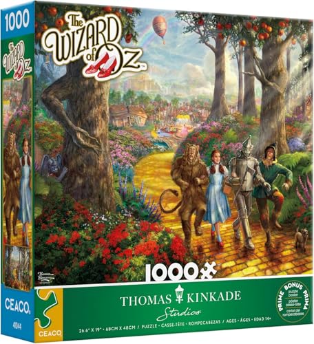 Ceaco - Thomas Kinkade - Follow The Yellow Brick Road - 1000 Piece Jigsaw Puzzle