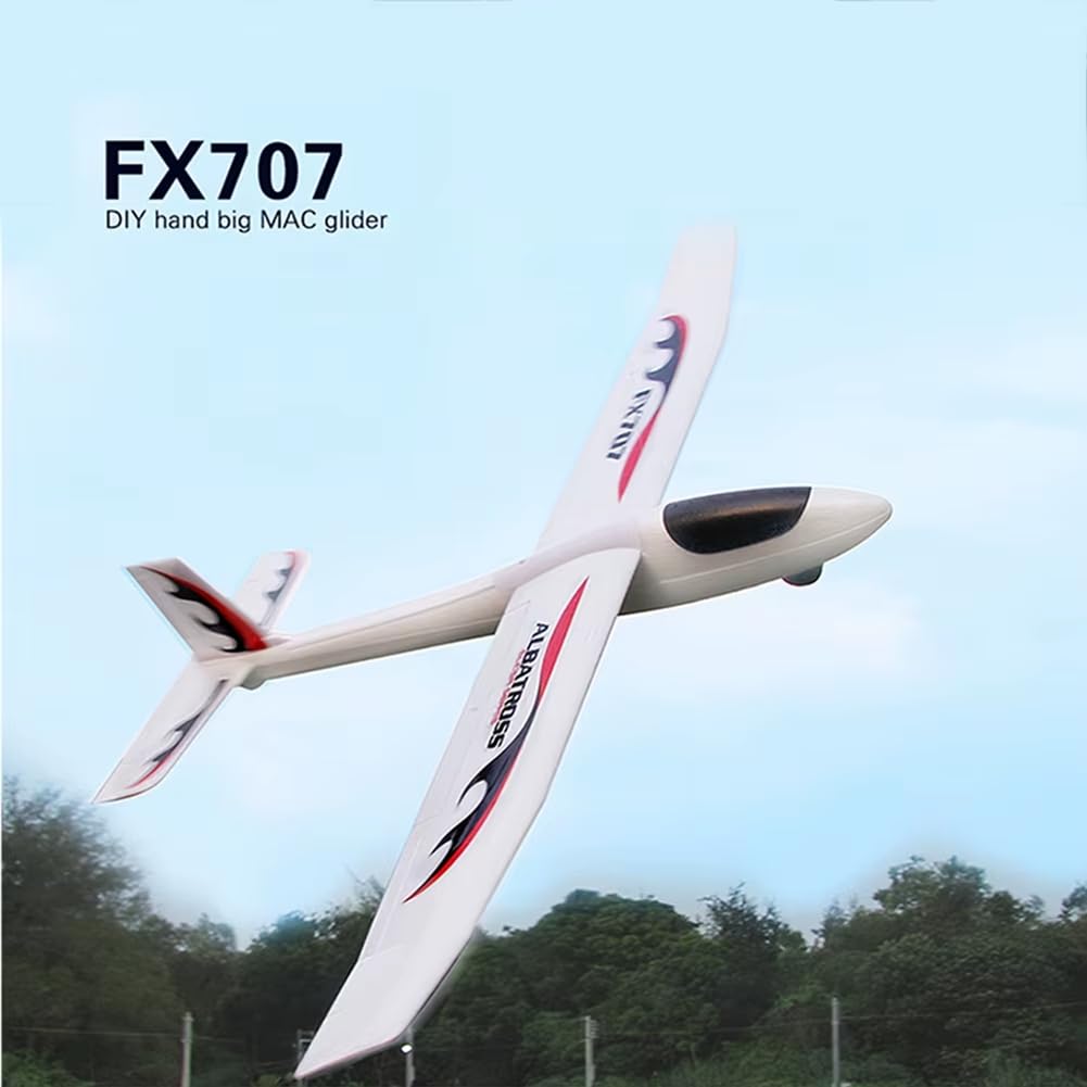 Avión de Planeo de Lanzamiento Manual FX707S, Modelo de Avión de Espuma Suave, Juguete Al Aire Libre para Niños, Niños y Niñas, Juegos de Fiesta de Cumpleaños, Regalos.