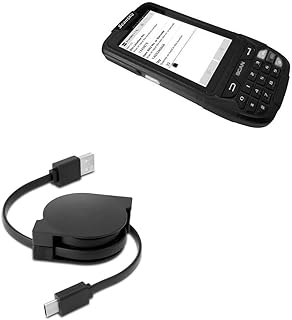 BoxWave Cable Compatible with ScanSKU Android Barcode Scanner Rugged M Series (1D & 2D) - miniSync - USB-A to USB Type-C, Retractable Cable - USB-A to USB Type-C