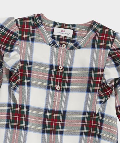 vineyard vines Girls' Soft Twill Ruffle Top4