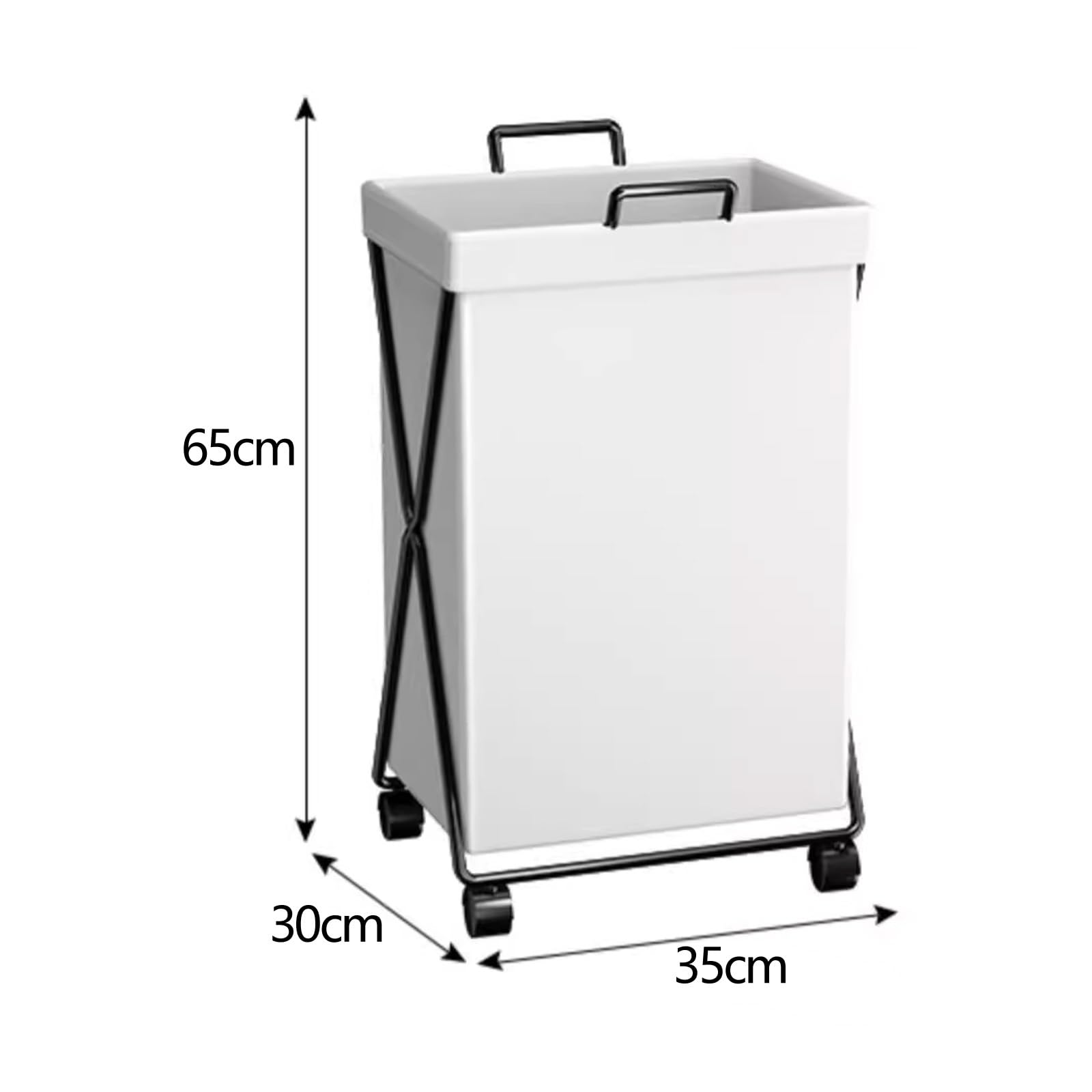Cesta Ropa Sucia Plegable con Tapa Forma de X Carro de Ropa Sucia con Ruedas Organizador de Ropa para Guardar Ropa Sucia, Aperitivos y Juguetes(Gray)