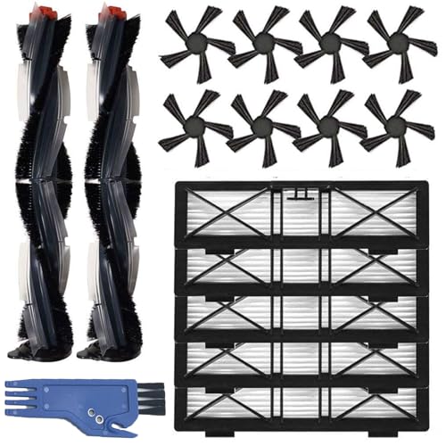 MYAYD Accessoires pour Neato Botvac série D et série de terminaux, comprend brosses principales, filtre, brosse latérale, outil de nettoyage