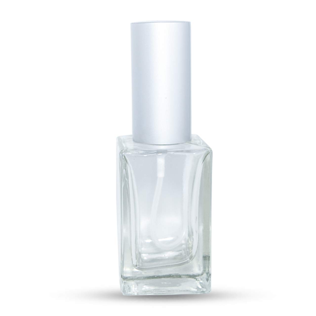 Hunky Dory 30ml Empty Glass Bottle with Silver Spray Pump and Cap for For DIY Perfume, Essential Oils, Blends, Rose Water (Pack of 1) (Silver)-image-11
