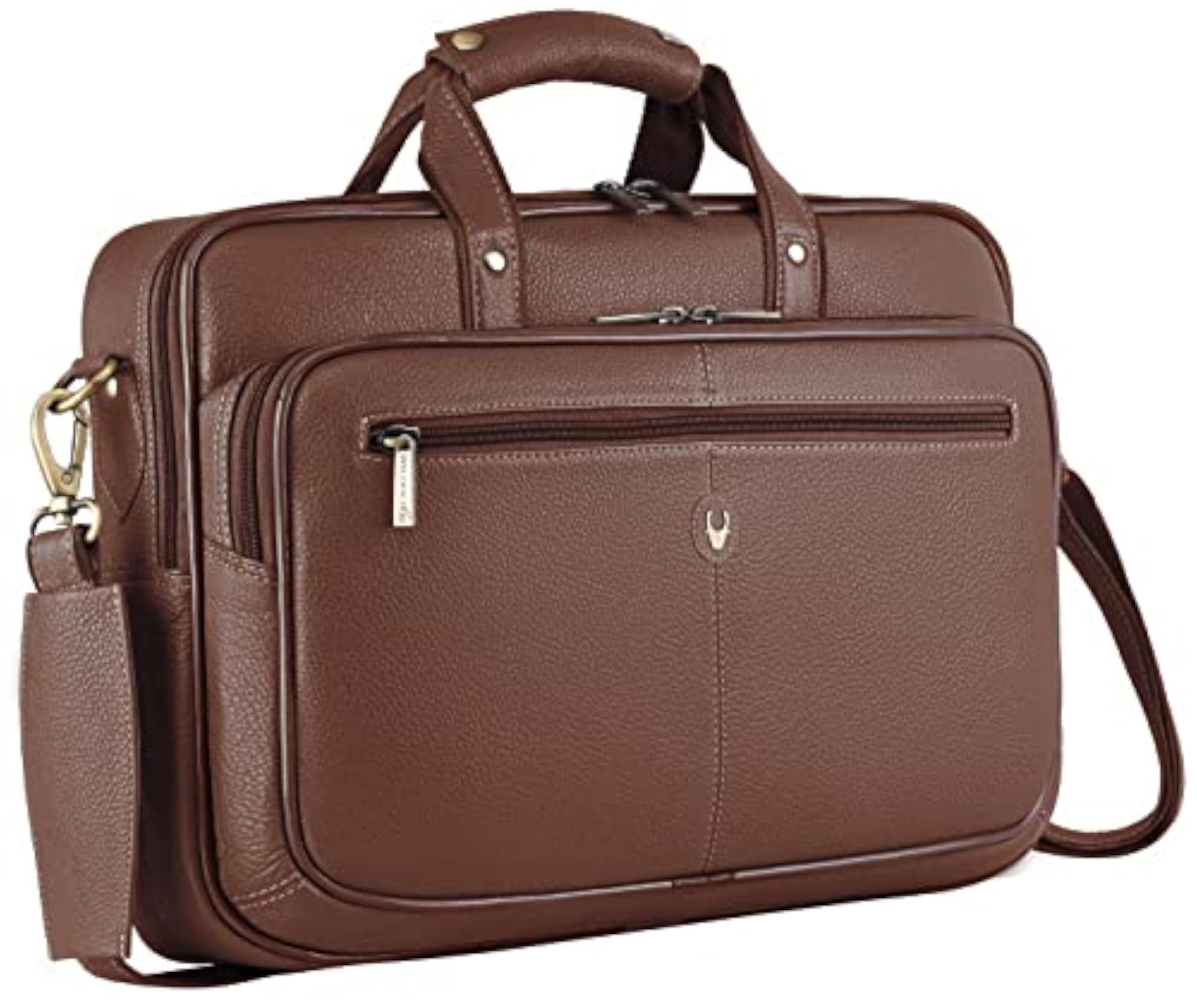 Leather 15 Inch Laptop Messenger Bag For Men