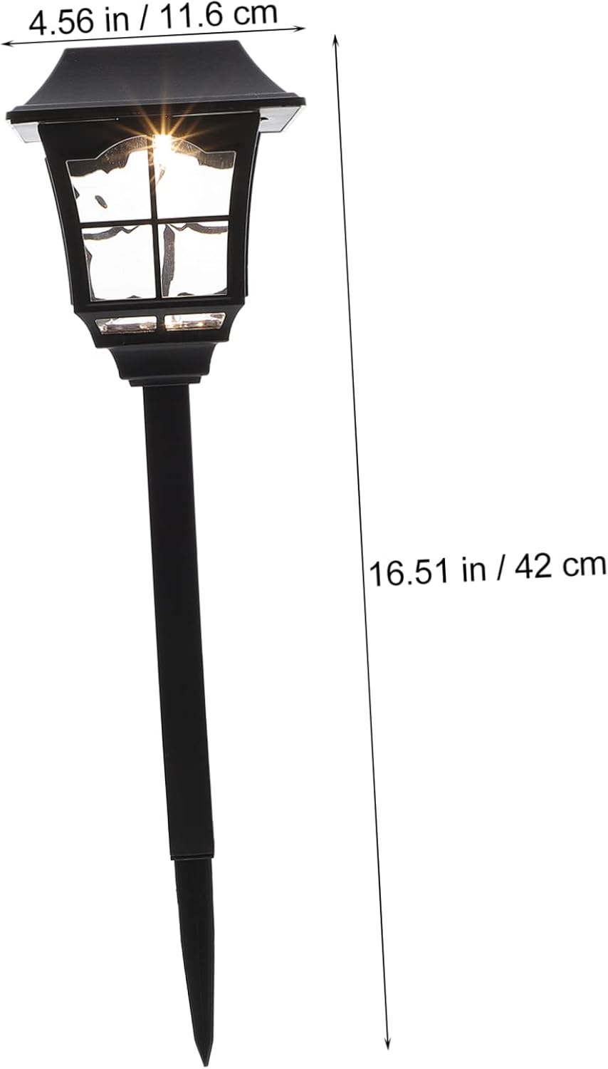 POPETPOP 2pcs Waterproof Solar Wall Lights for Garden Pathway LED Outdoor Solar Lamps Dual Function for Yard and Patio Decor Energy-Saving Lighting