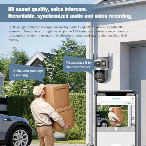 Image of JB Supar 3MP WiFi Light Bulb Camera for Home Indoor | 360 R WiFi Security Camera, 2-Way Voice (New Dual Lens PTZ 01)