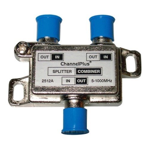 2Way Splitter / Combiner DC and IR Passing 1 GHz BiDirectional UHF