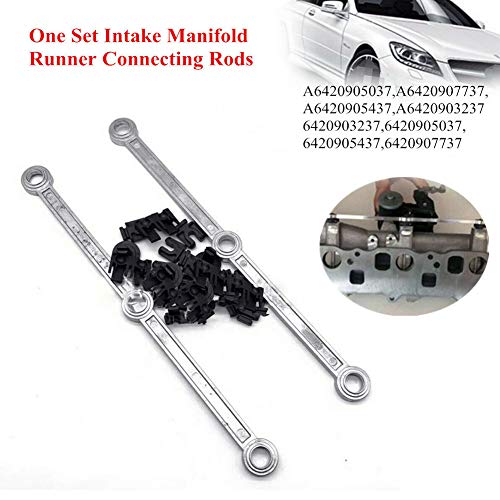 Cheriezing Intake Manifold Runner Connecting Rods for Mercedes Diesel 3.0L V6 OM642 Repair