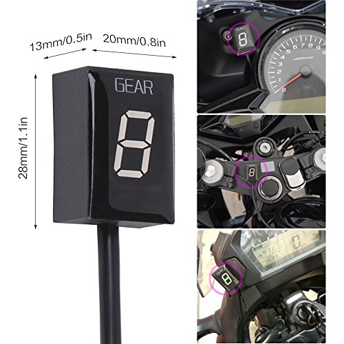 Ider - Indicatore di marcia per moto, Plug & Play