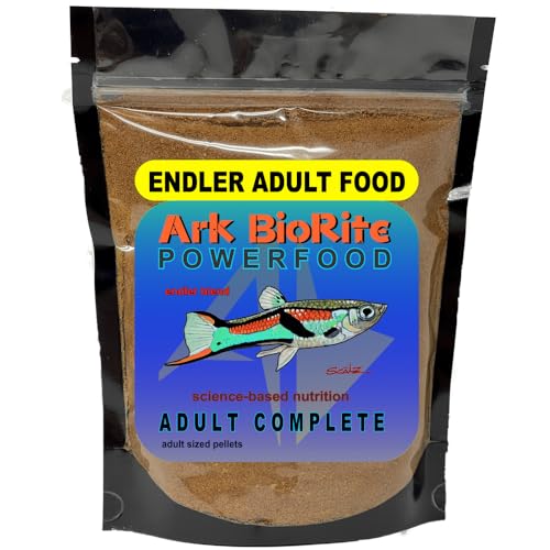 Ark BioRite 16oz All Natural Endler Spl Powerfood, Highly Nutritious, Vitamins, Minerals Balanced Complete Fish Food – Breeders Superfood