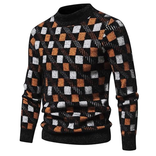 Mens Sweater Slim Fit Casual V Neck Lightweight Soft Breathable Pullover Long Sleeve Tops