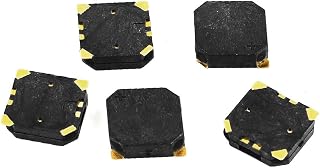 NEW LON0167 5 Pcs 8.5mm x 8.5mm x 3mm Black SMD SMT Passive Buzzer DC 3.6V 100mA 2730 Hz(5 StÃ¼ck 8,5 mm x 8,5 mm x 3 mm Schwarz SMD SMT Passiv Summer DC 3,6 V 100mA 2730 Hz