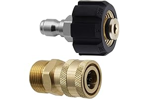 Twinkle Star Quick Connect Pressure Washer Gun to Wand Adapter Set