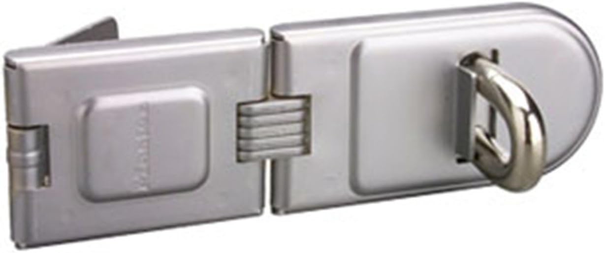 Master Lock 721DPF Single Hinged Hasp, Industrial Grade, 8Inch, Hasps