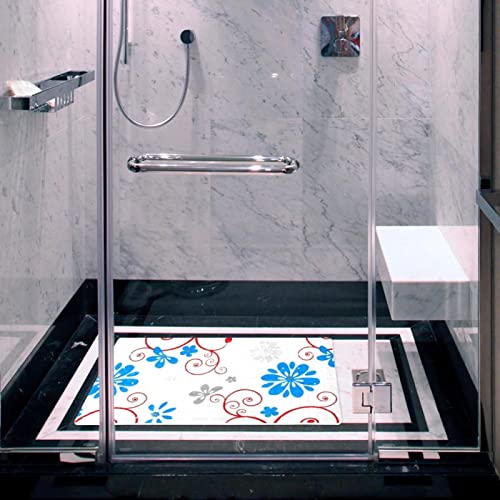 Alfombrilla de baño antideslizante con ventosas y diseño plano para bebés 7