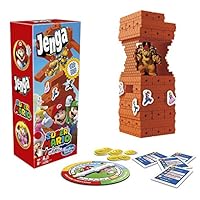 Hasbro Jenga: Super Mario Edition Game | Block Stacking Tower Game | Back to School Gifts for Kids | Classroom Board Games | Ages 8+ (Amazon Exclusive)