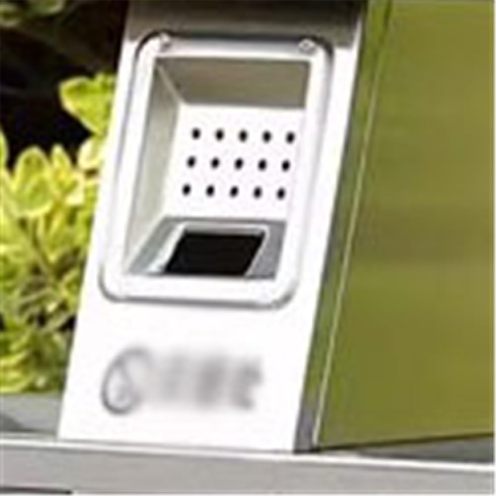 GLigeT Outdoor trash can Outdoor Stainless Steel Garbage Can Public Area Double Compartment Metal Rubbish Bin Trash Can