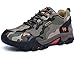 Minetom Scarpe da Trekking Uomo Donna,Impermeabile Scarpe da Escursionismo Arrampicata Stivali Unisex Resistente Traspirante Allacciatura Antiscivolo Sneakers Outdoor Scarpe B Marrone Arancione EU 40