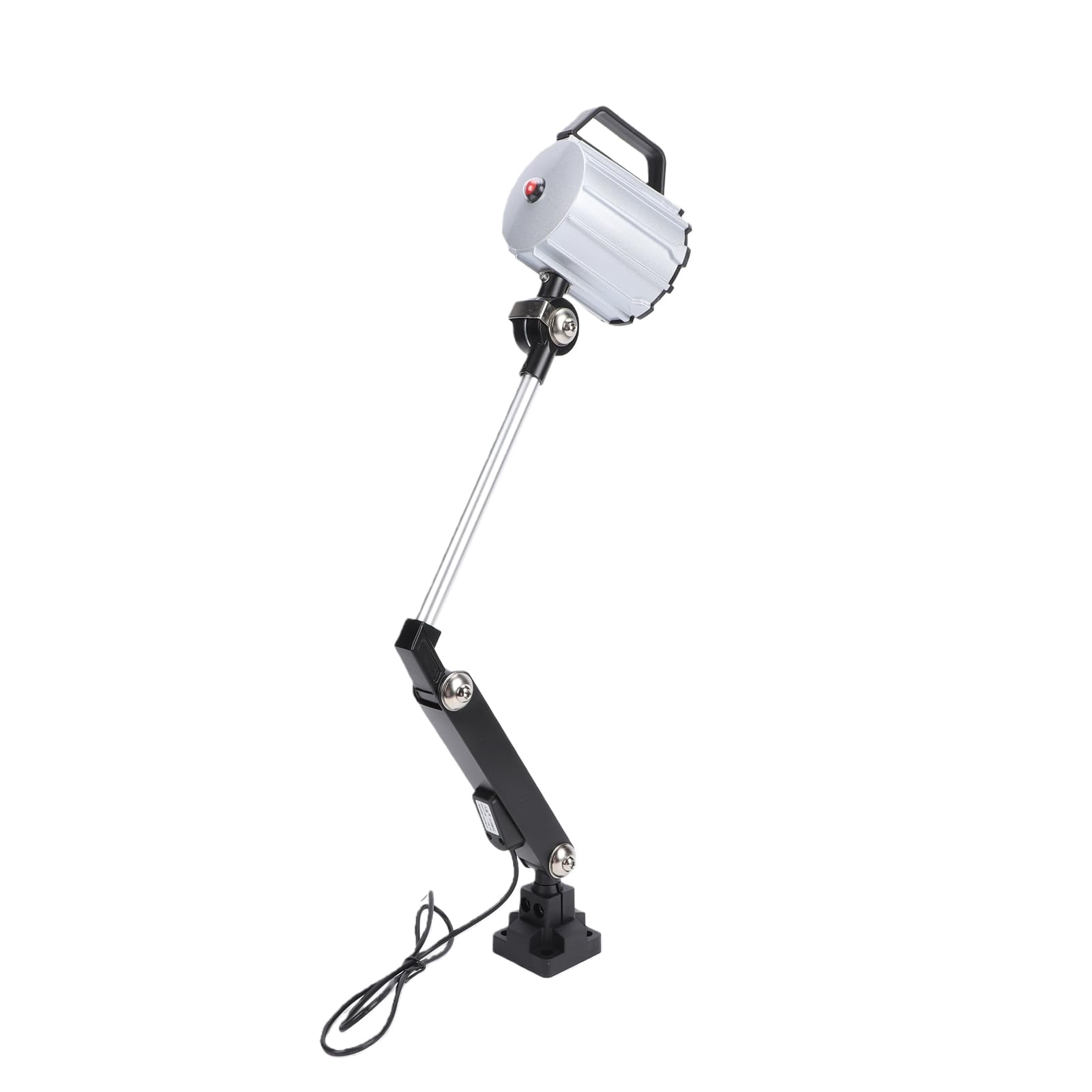 YWBL-WH Luz de Torno de Madera, Aleación de Aluminio, Luz de Máquina LED Articulada de 24 W con Cabezal Ajustable 360 ​​para Tornos CNC y Fresadoras