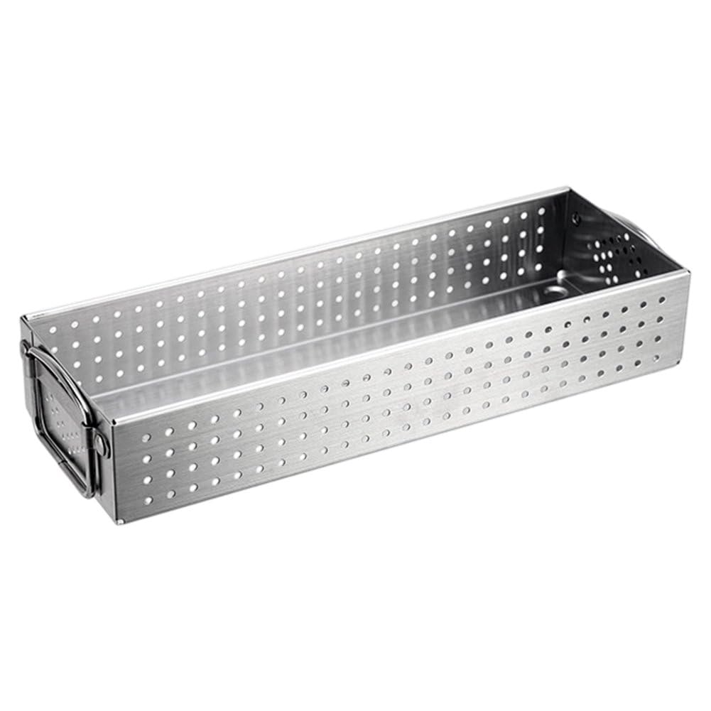 hzzsbu Stainless Steel Cutlery Tray Drawer Organizer, Kitchen Utensil Organizer Silverware Storage Kitchen Flatware Tray Large Capacity Chopstick Holder