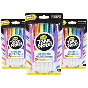 Crayola Take Note Erasable Highligh...