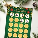 WenmthG Adventskalender zum Rubbeln 2025 Kamasutra - Adventskalender A3 Weihnachtskalender - Weihnachtskalender Geschenk für Männer (Kamasutra)