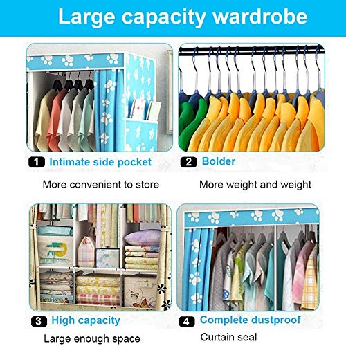 Armoire en tissu dressing d'appoint idéal pour la chambre d'amis ou le studio