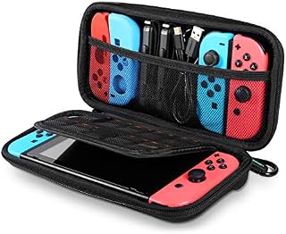 UGREEN Carrying Case Compatible for Nintendo Switch, Hard Shell Travel Case Protective Cover Bag with 9 Game Cartridges Ca...