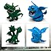 Toysvill Inspired by How to Train Your Dragons Collection (Set 12 pcs) - Mini Action Figures, Cake Toppers