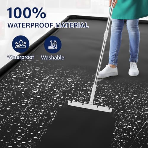 Zomofew CHEMAT-18*7.9 Containment Mat, Non-Slip Garage Floor Mat, Heavy Duty Waterproof Containment Mat For Snow Ice Water And Mud thumb #4