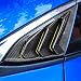 2X Sport Style Carbon Fiber Print Quarter Window Scoops Louvers for Honda Civic Sedan 2016 2017 2018 2019 2020