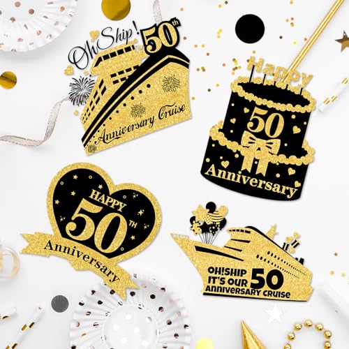 4 imanes decorativos aniversario 50 cruise grandes miniatura 7