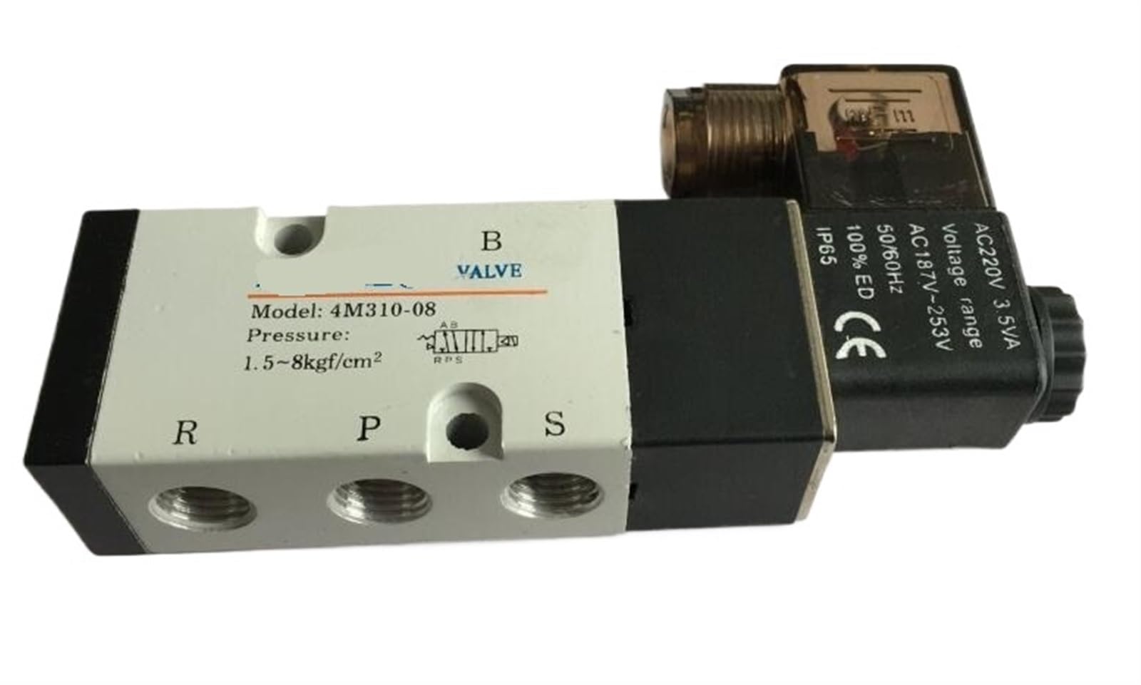 Válvula de control neumática 4M310-08 de 1/4 pulgadas para solucionar fallas de presión DC24V