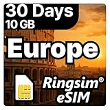 [SIM kit] Europe SIM Card | 30DAYS 10GB | UK,...