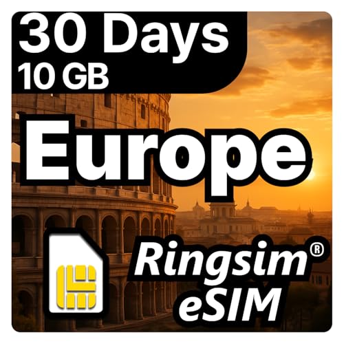 [SIM kit] Europe SIM Card | 30DAYS 10GB | UK,...