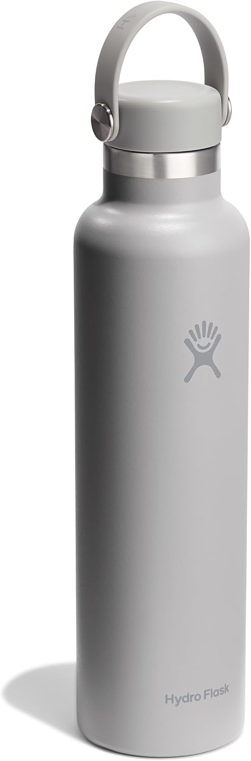 Hydro Flask Water Bottle - Insulated Stainless Steel - Non Spill, Leakproof in 24 Oz Birch Gray - Image 2