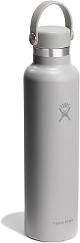 Hydro Flask Water Bottle - Insulated Stainless Steel - Non Spill, Leakproof in 24 Oz Birch Gray