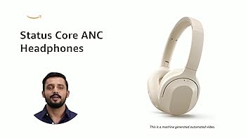 Status Core ANC Active Noise Cancelling Headphones - Cloud - Over