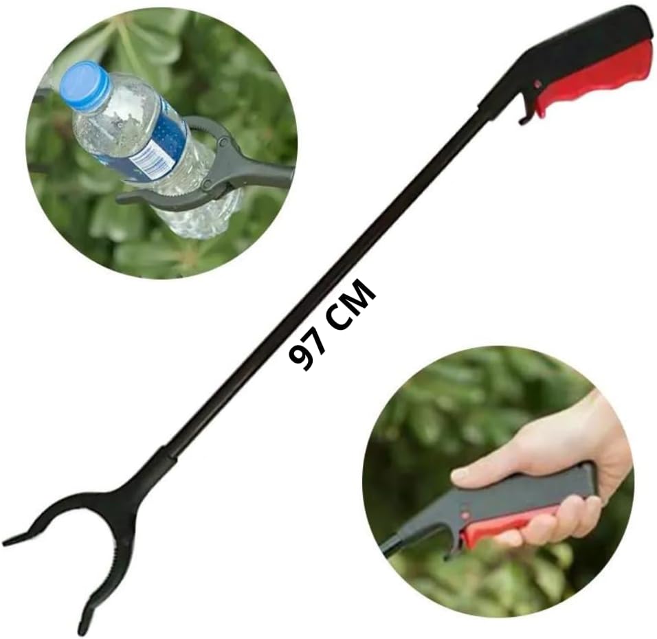 Pegador De Objetos Leve Braço Extensor Pinça Garra Forte Mão Mecânica 97cm Pegador de Lixo Ferramenta De Agarrar Para Idosos e Loja Marca LC Pagotti Pegador De Objetos Leve Braço Extensor Pinça Garra Forte Mão Mecânica 97cm Pegador de Lixo Ferramenta De Agarrar Para Idosos e Loja Marca LC Pagotti