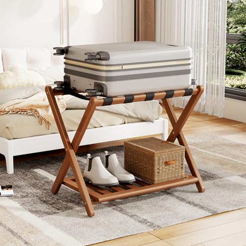 Oakvora Full Assembled 26.77"L Luggage Rack Set of 1 -