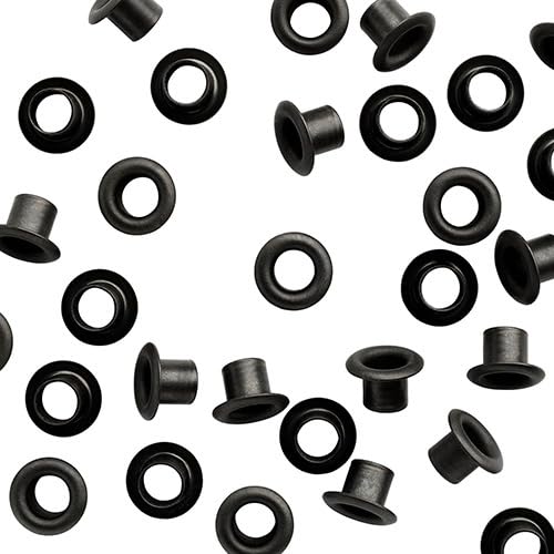 WidgetCo 5mm Black Shelf Pins Sleeves, Requires 7/32 Holes, Fits 5mm Size Shelf Pins (Qty 1000)