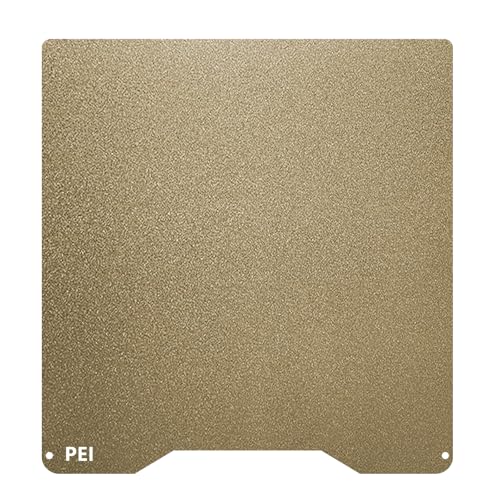 Sahvaim Textured PEI Plate for Creatily Hi Combo 3D Printer,280×265 MM Double-Sided Build Pla Plate Heated Bed Spring Plate Printing 3D Printer Platform
