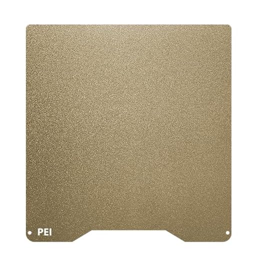 Sahvaim Textured PEI Plate for Creatily Hi Combo 3D Printer,280x265 MM Double-Sided Build Pla Plate Heated Bed Spring Plate Printing 3D Printer Platform